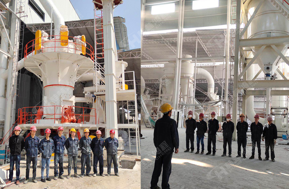 直擊桂林鴻程超細立磨安裝現場！